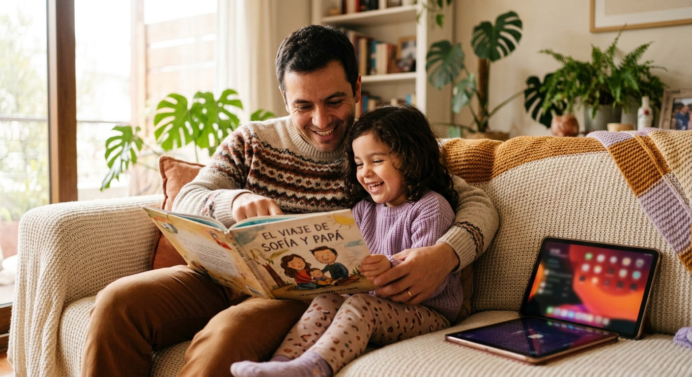 El futuro de los libros infantiles con IA: qué viene para las familias en Chile