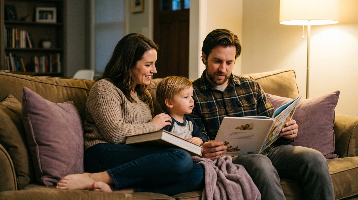 Mamá lee, papá lee: por qué ambos estilos son necesarios para tu hijo