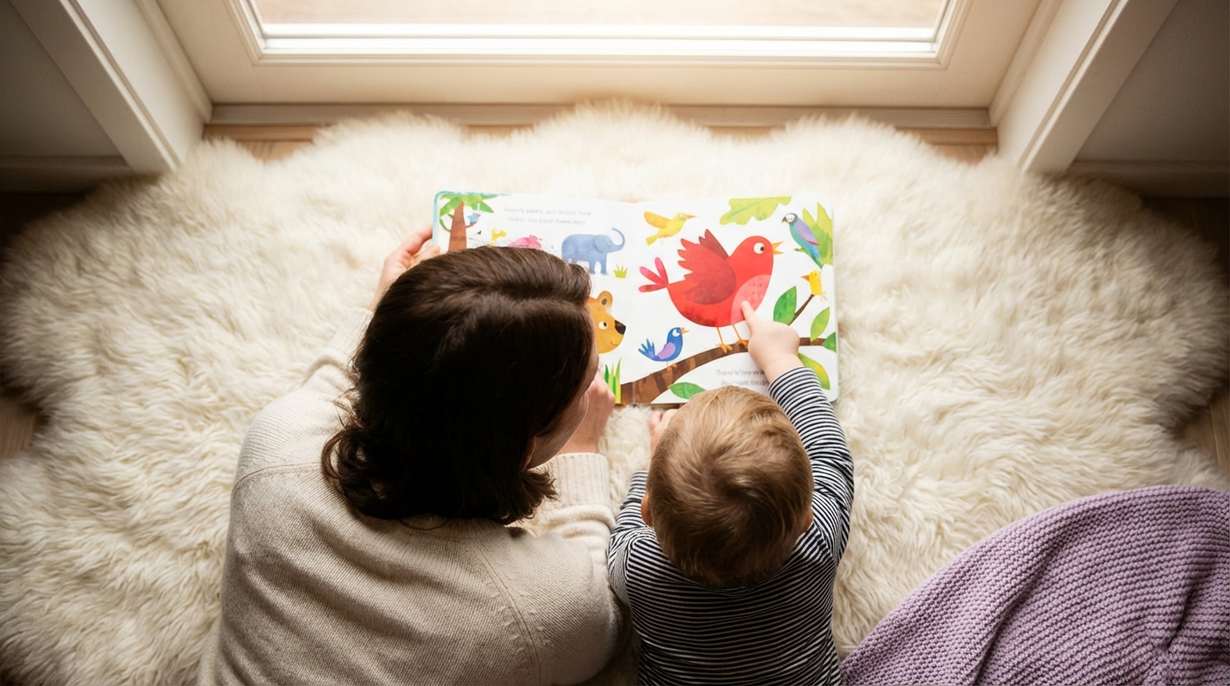 Tu voz cambia el cerebro de tu hijo: la neurociencia de la lectura compartida