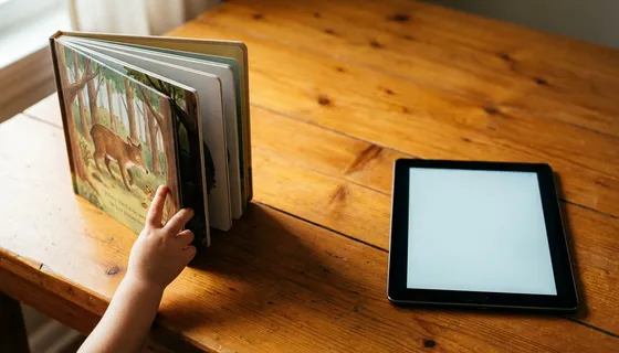 Libro impreso vs pantalla: qué dice la ciencia sobre cómo leerle a tu hijo